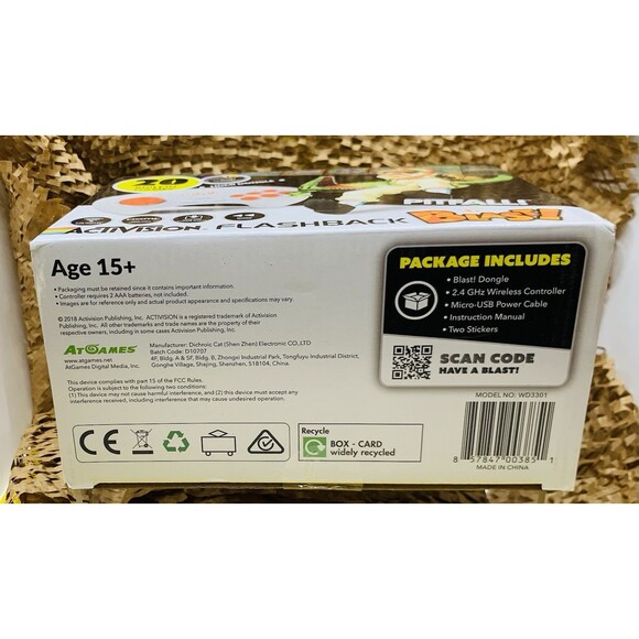 Atari 2600 Activision Flashback PITFALL! + 19 Games HDMI Wireless Controller New - Picture 5 of 5